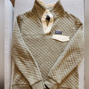 Patagonia Quarter Button Quilted Sweater